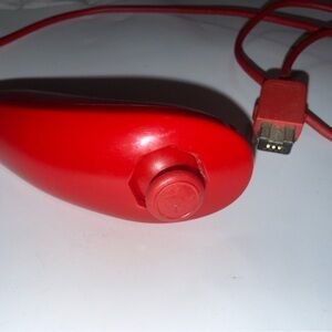 Nintendo Wii red nunchuck